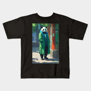 Surgeon panda after graduation Kids T-Shirt